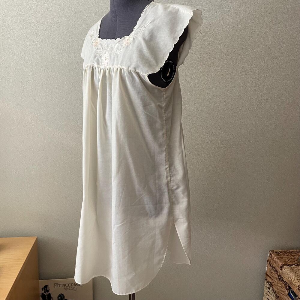 70s Vintage babydoll dress nightgown cottagecore coquette | XS/S - Picture 3 of 10